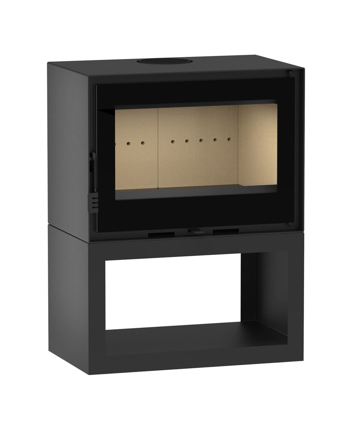 Holzofen anschließbar mit Büchern - FIREMATIC Toronto - S 65 12,6 kW