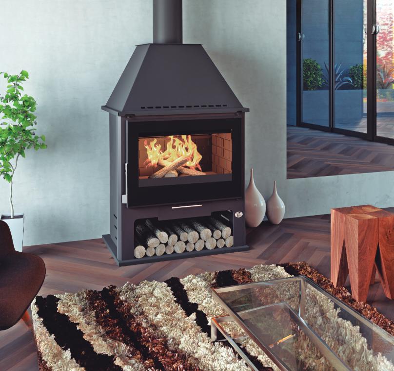 Belüfteter Holzofen - FIREMATIC Boston Luxe 12,6 kW