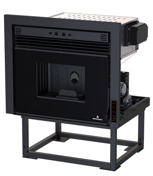 Ventilierter Pelleteinsatz - BRONPI Neva 9,5 kW