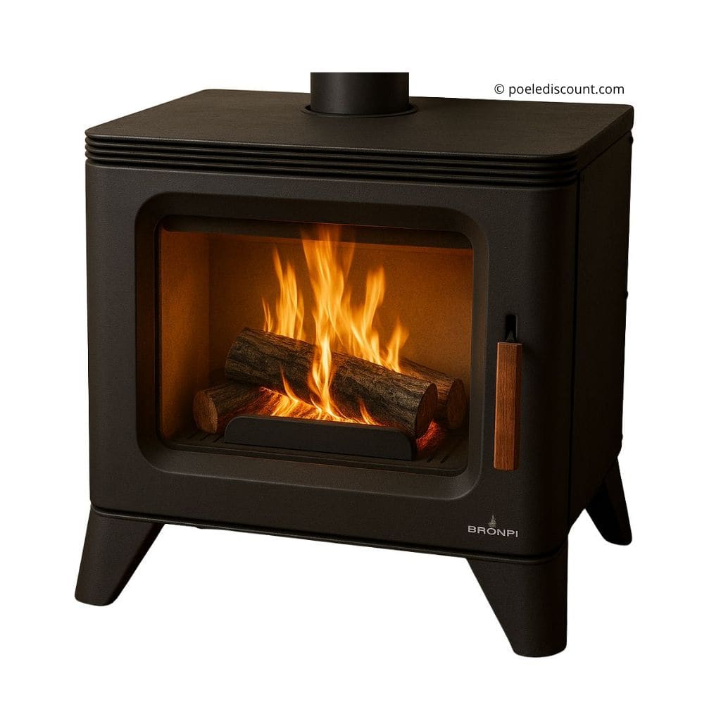 Holzofen anschließbar - BRONPI Orly 6 kW