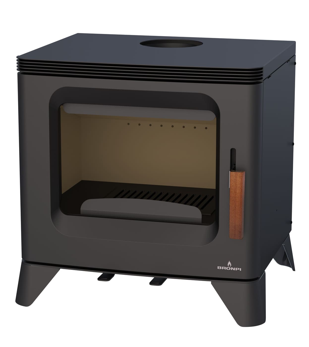 Holzofen anschließbar - BRONPI Orly 6 kW