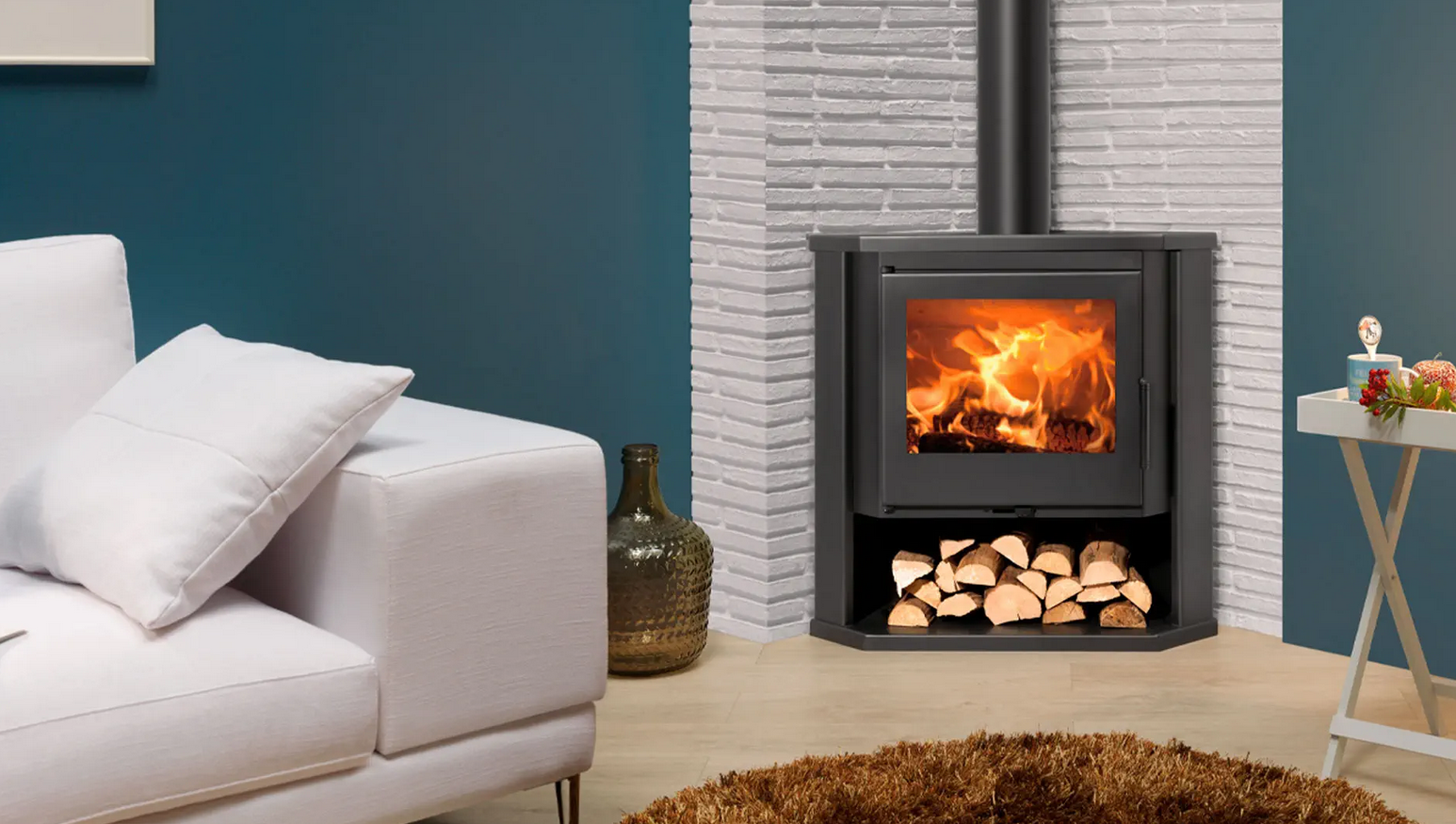 Eck-Holzofen - PANADERO Sintra 7 kW