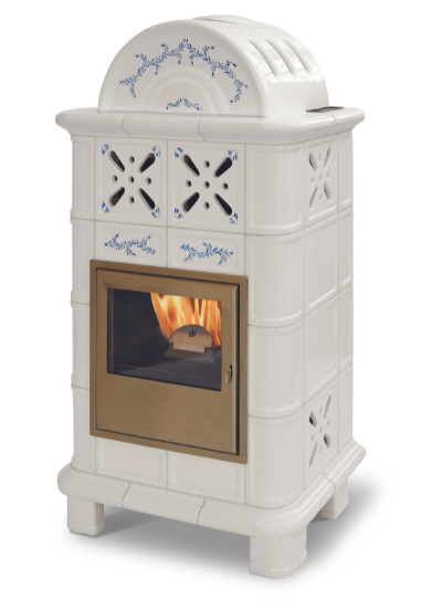 Pelletofen aus Keramik - ORIGINE PHEBO Diana-Dôme 12,7 kW