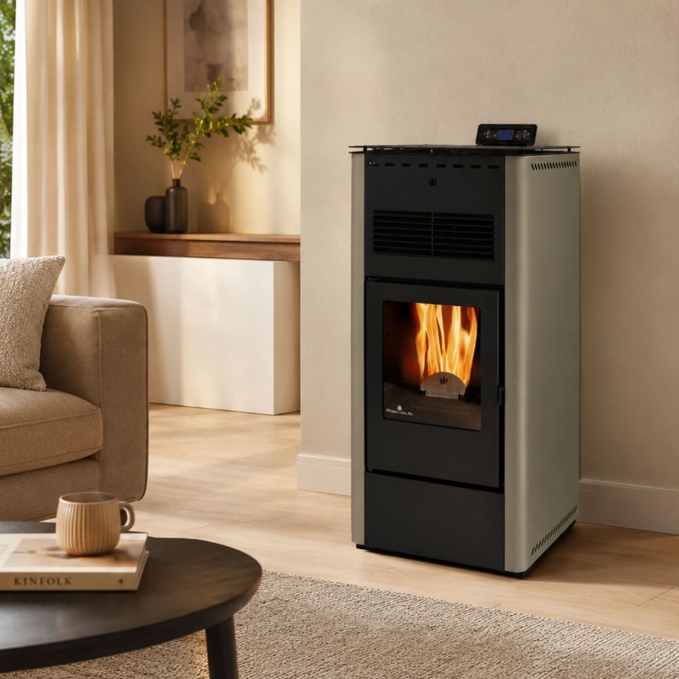 Pelletofen - ORIGINE PHEBO Nikè Maxi 12,7 kW