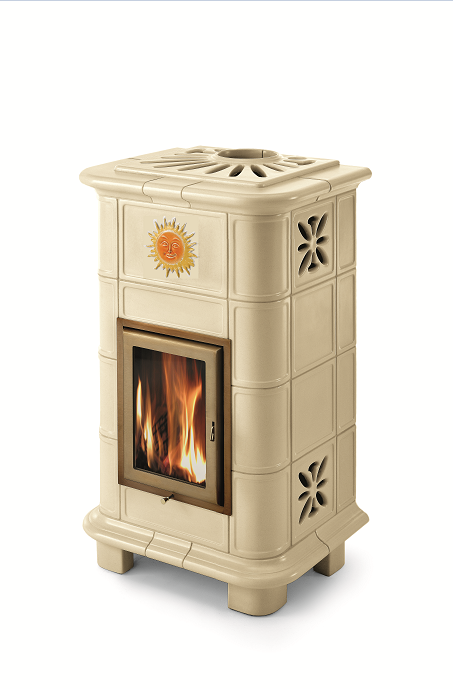 Holzofen aus Keramik - ORIGINE PHEBO Vesta Décor 10,7 kW