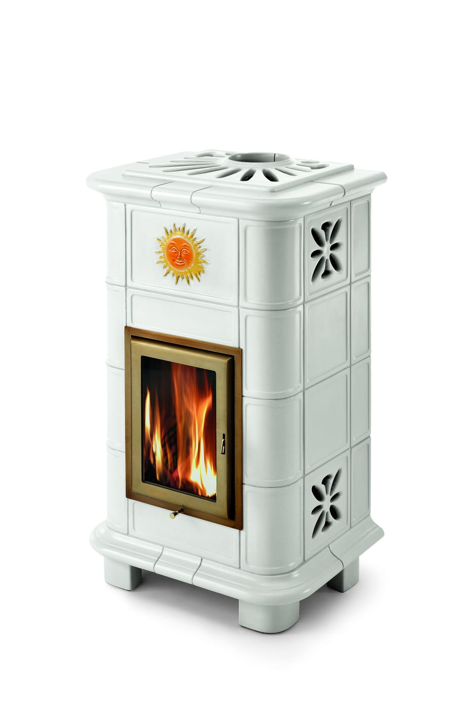 Holzofen aus Keramik - ORIGINE PHEBO Vesta Décor 10,7 kW