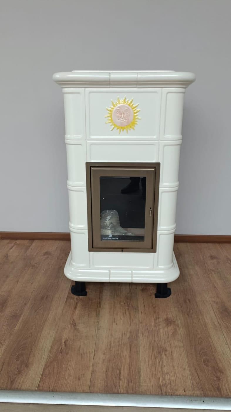 Holzofen aus Keramik - ORIGINE PHEBO Vesta Décor 10,7 kW
