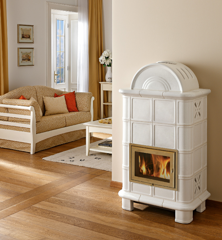Holzofen aus Keramik - ORIGINE PHEBO Diana-Dôme 11,8 kW