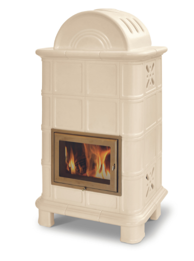 Holzofen aus Keramik - ORIGINE PHEBO Diana-Dôme 11,8 kW