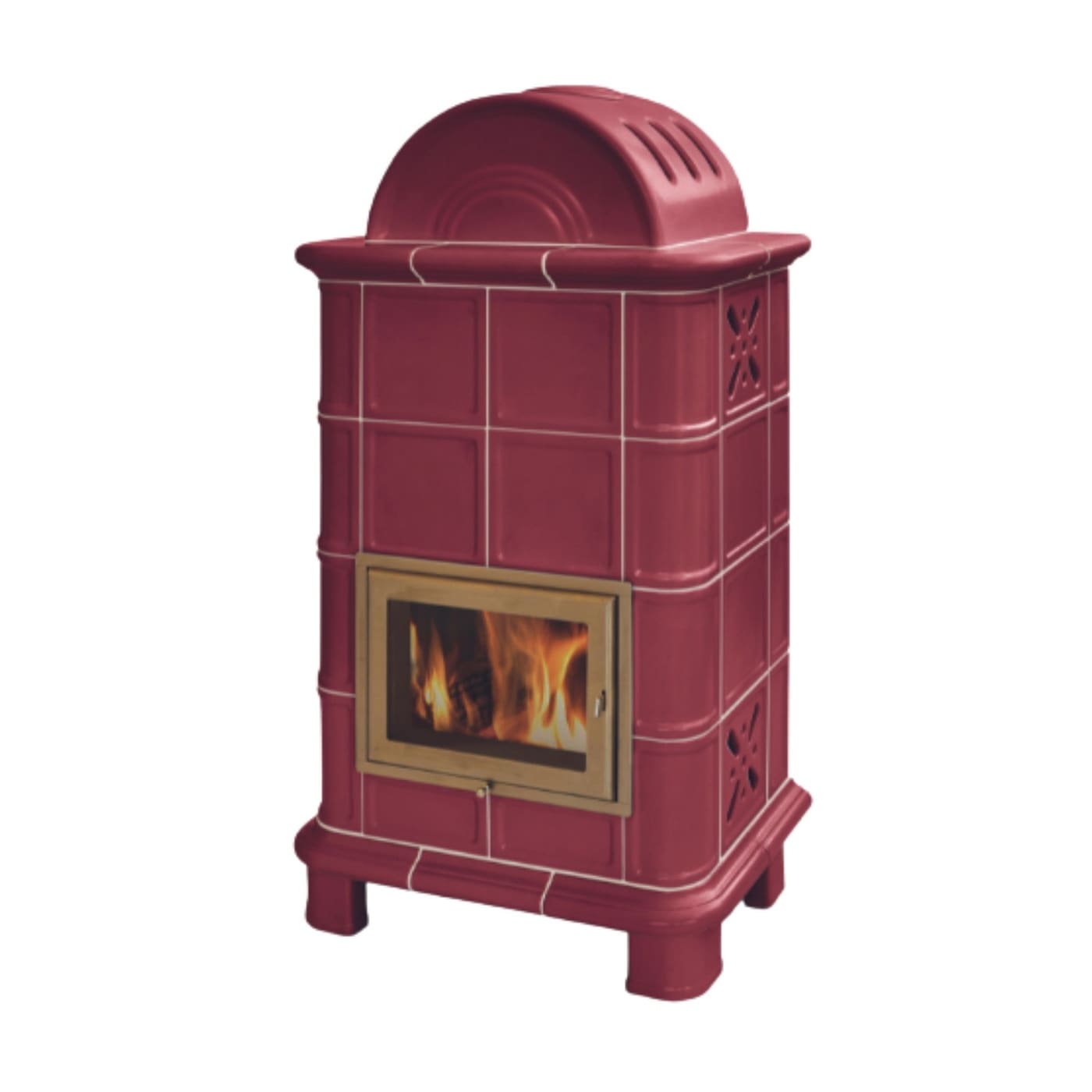 Holzofen aus Keramik - ORIGINE PHEBO Diana-Dôme 11,8 kW