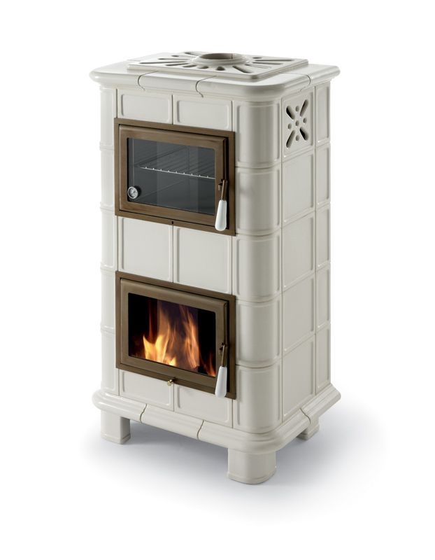 Holzofen mit Backfach aus Keramik - ORIGINE PH Demetra 4S 11.8 kW