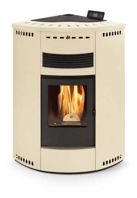 Pelletofen Eck kanalisierbar - ORIGINE PHEBO Asia MAXI 12.7 kW
