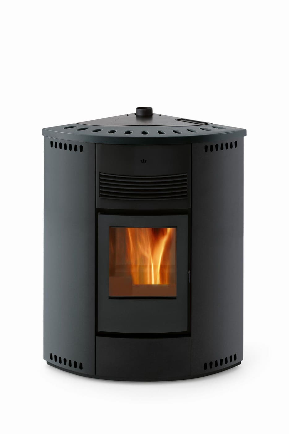 Pelletofen Eck kanalisierbar - ORIGINE PHEBO Asia MAXI 12.7 kW
