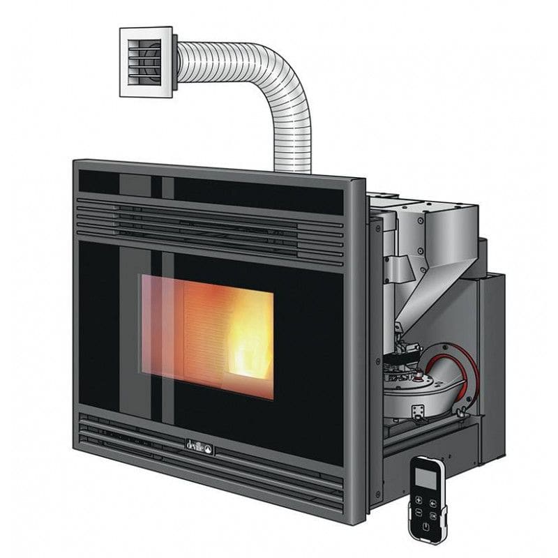 Pelleteinsatz LIERA 80 PLUS - Deville