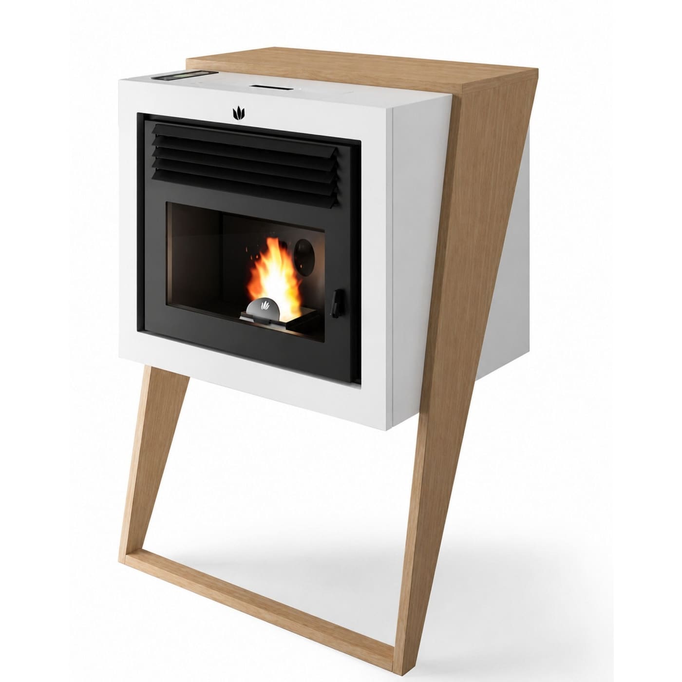 Pelletofen suspendu - ORIGINE PHEBO Q-bix 7.8 kW