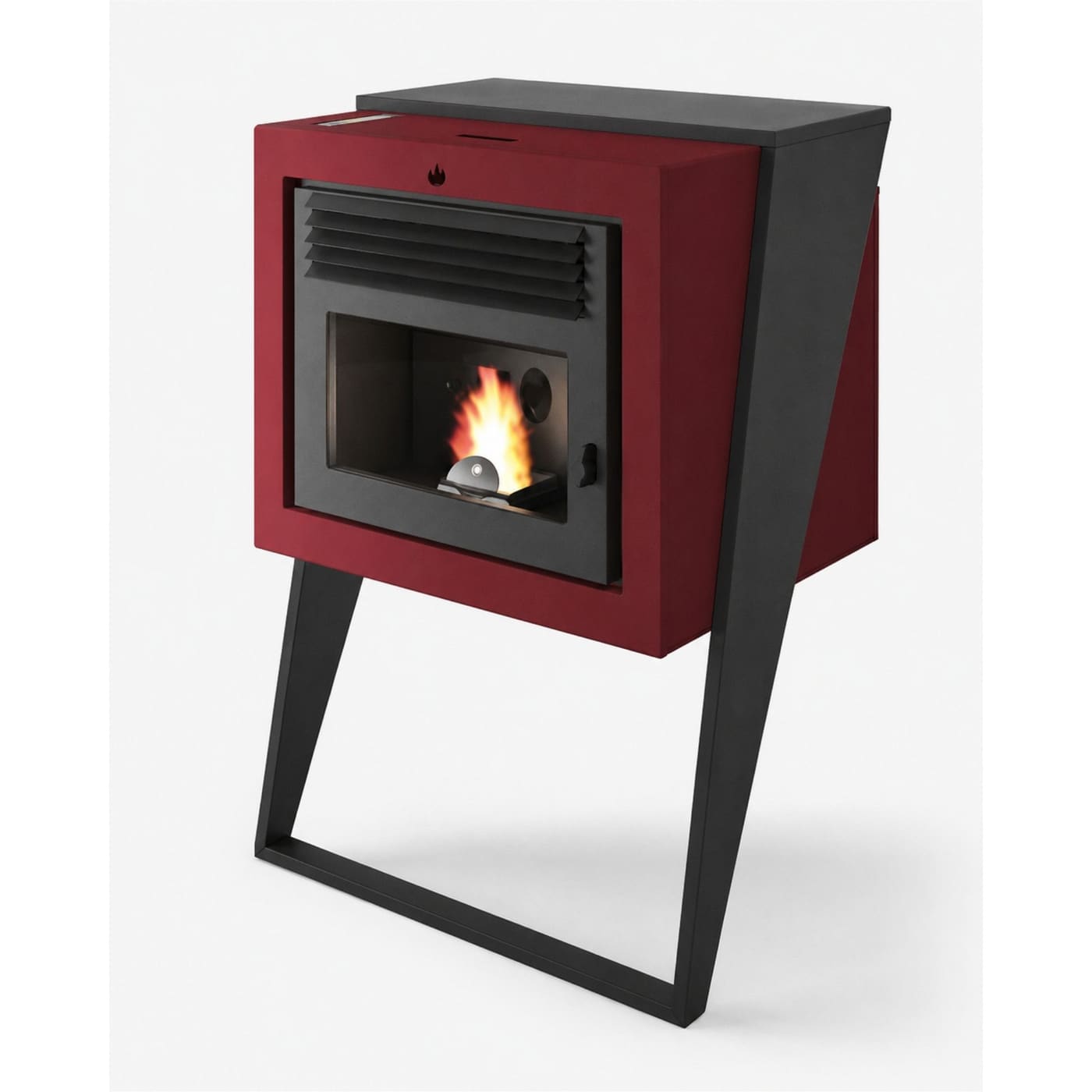 Pelletofen suspendu - ORIGINE PHEBO Q-bix 7.8 kW