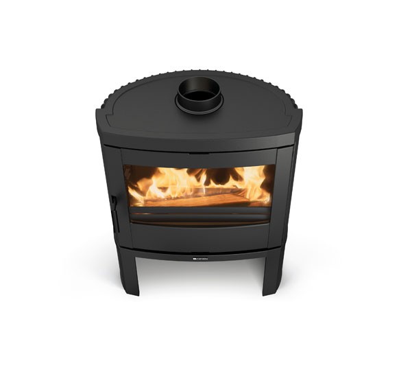 Holzofen anschließbar aus Gusseisen - LA NORDICA Jennifer.16 7.7 kW