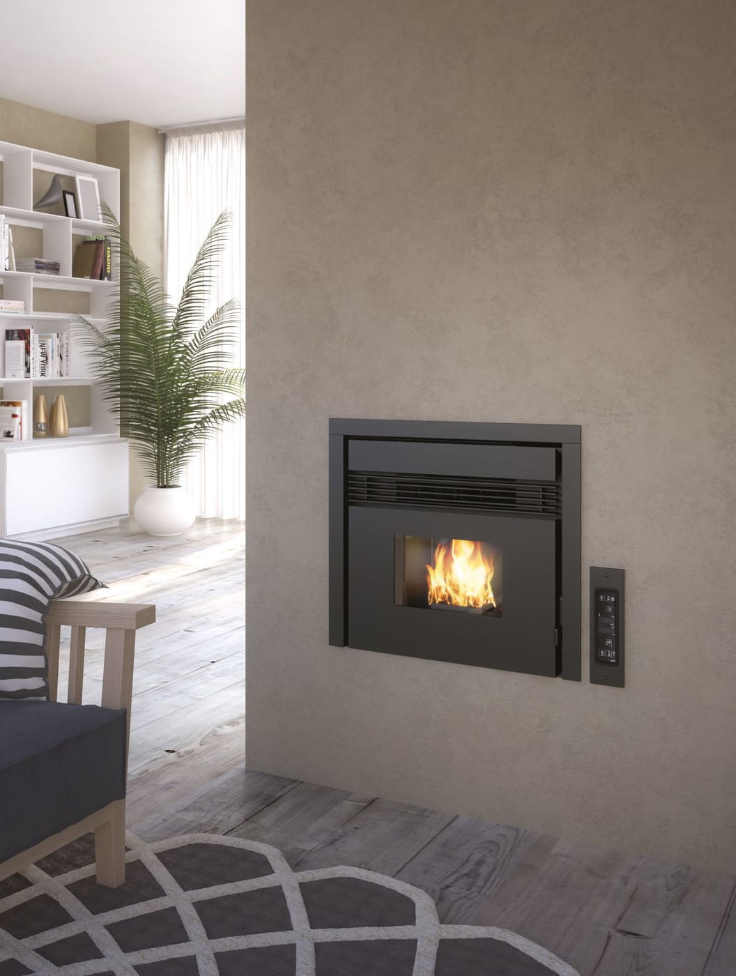 Belüfteter Pelletofen - PUNTO FUOCO Prezzemolo 6,5 kW
