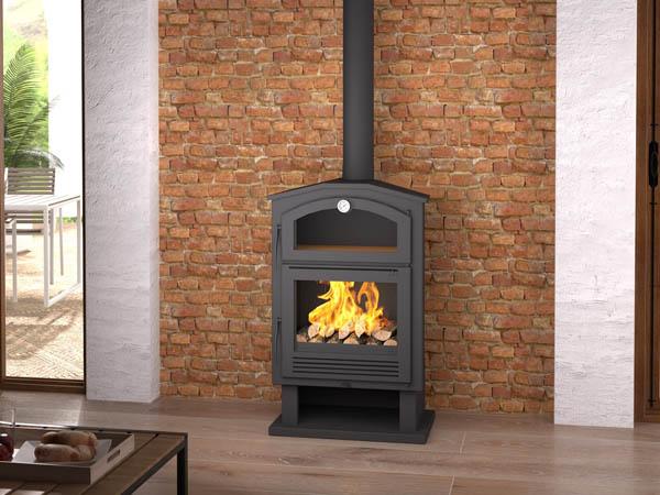 Holzofen mit Backfach - FIREMATIC Jersey 9.5 kW