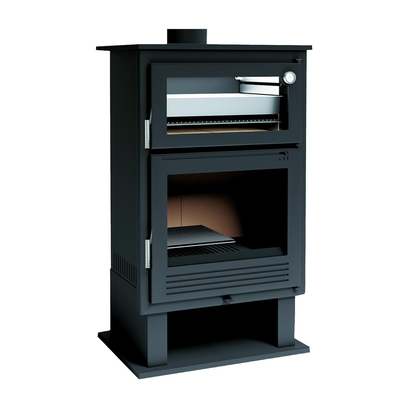 Holzofen mit Backfach - FIREMATIC Nebraska 9.5 kW