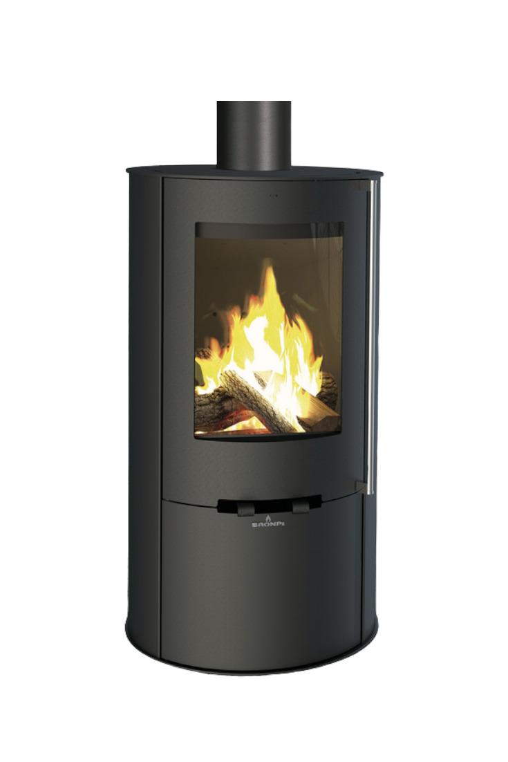 Holzofen rond anschließbar - BRONPI Dover 9.4 kW