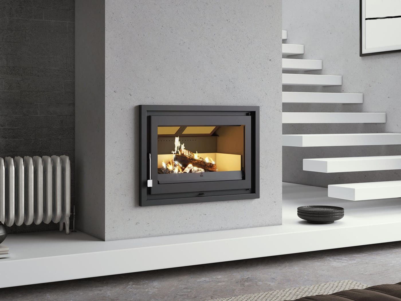 Holzeinsatz chauffage central - FIREMATIC HIDRO-80 19 kW