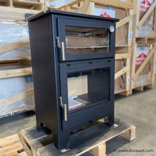 Holz-Küchenherd mit Backfach - FIREMATIC Montana 9,5 kW