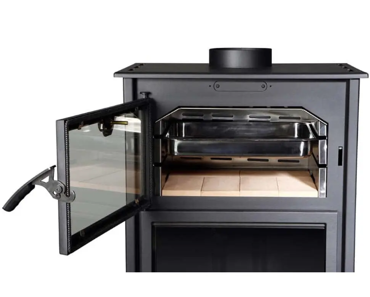 Holzofen anschließbar mit Backfach - BRONPI Suiza 14 kW