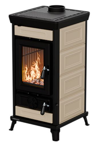 Holzofen aus Keramik - THERMOROSSI Sofia Evo 5 Maiolica 7.3 kW
