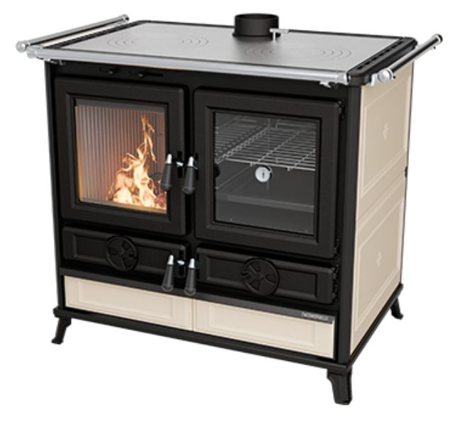 Holz-Küchenherd aus Keramik - THERMOROSSI Viola Evo 12,1 kW