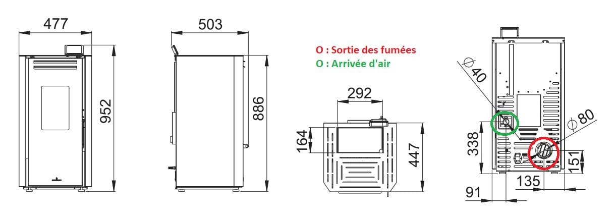 Pelletofen - BRONPI Tina 7 kW