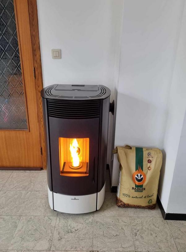 Pelletofen kanalisierbar - BRONPI Trebol 8 kW