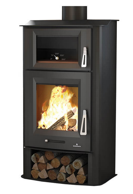 Holzofen mit Backfach - BRONPI Tudela 12 kW
