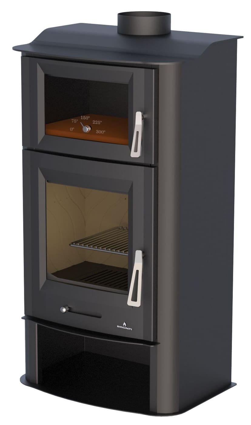 Holzofen mit Backfach - BRONPI Tudela 12 kW