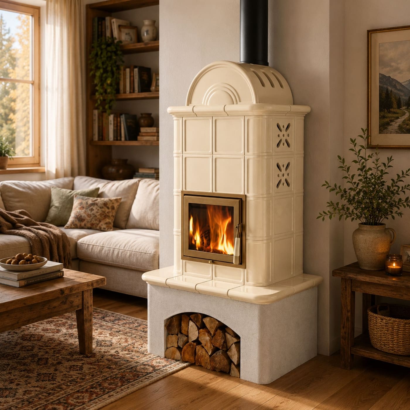 Holzofaus Keramik - ORIGINE PHEBO Venus 4S 11.8 kW
