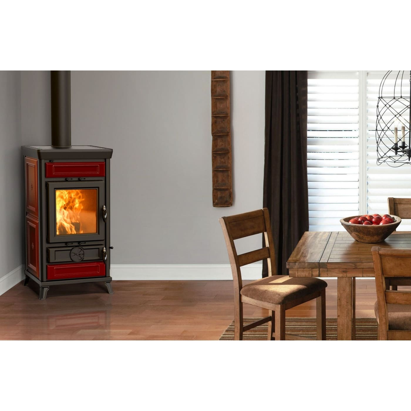 Holzofen aus Keramik - THERMOROSSI Ilaria Evo6 Maiolica 11.4 kW