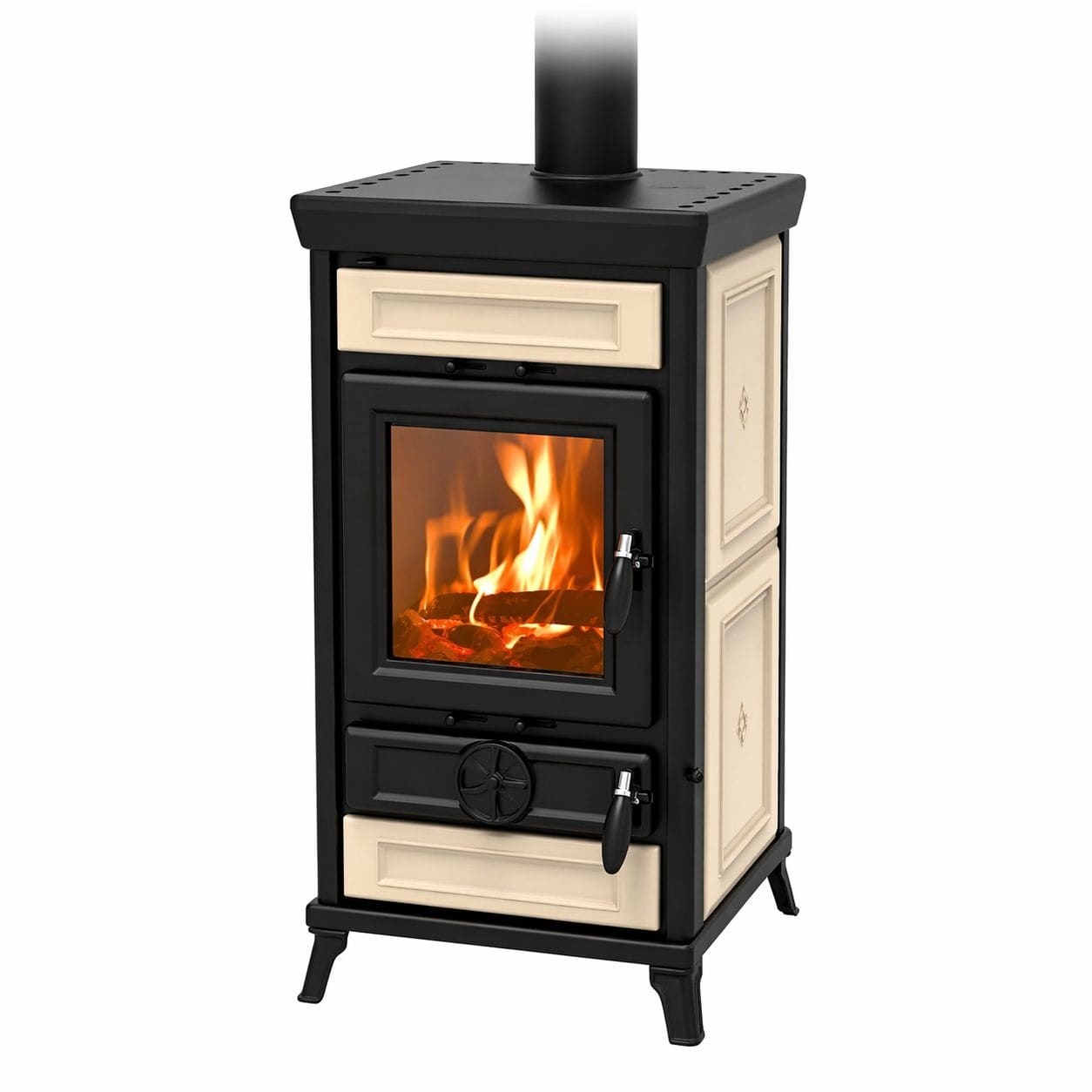 Holzofen aus Keramik - THERMOROSSI Ilaria Evo6 Maiolica 11.4 kW