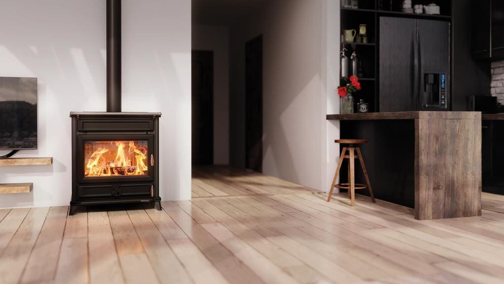 Gusseisen-Holzofen - THERMOROSSI Agorà 12 kW