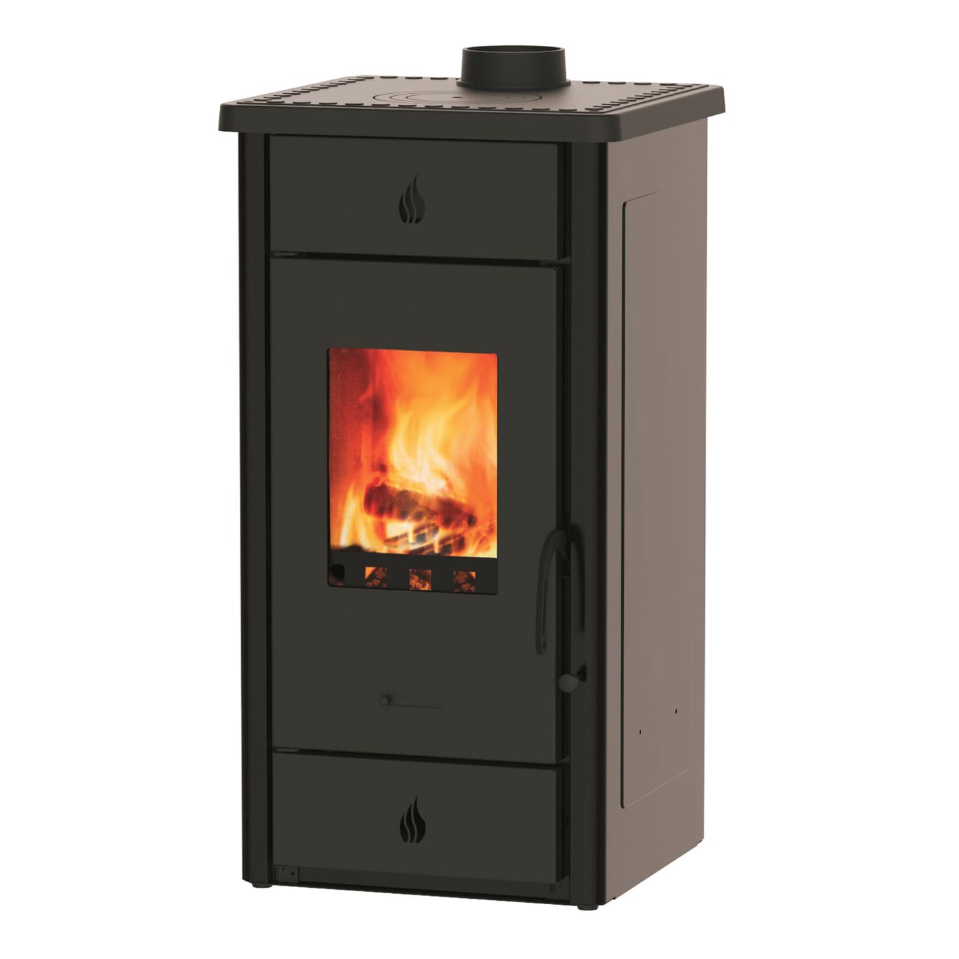 Wamsler Luke mit Kochplatte Kaminofen 8 kW Stahl