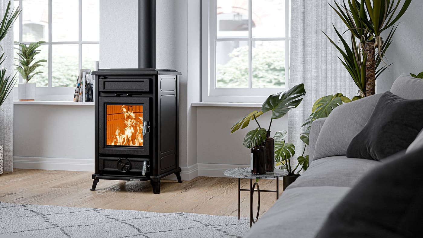 Gusseisen-Holzofen - THERMOROSSI Filò Evo 10.8 kW