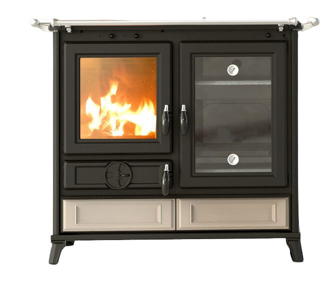 Holz-Küchenherd aus Keramik - THERMOROSSI Margherita Evo 12,1 kW