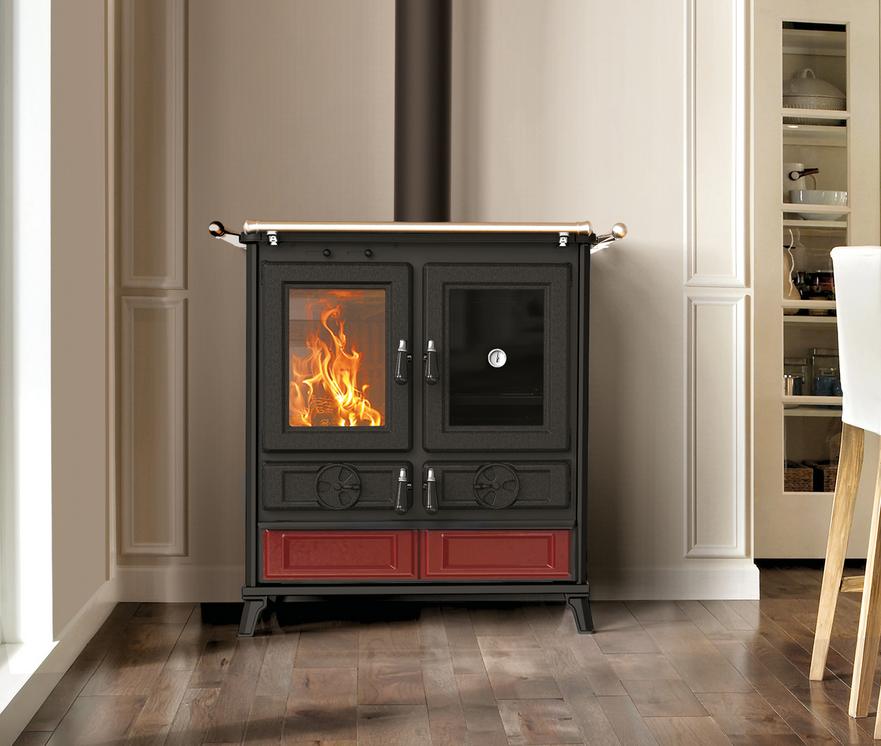 Holz-Küchenherd aus Keramik - THERMOROSSI Violetta Evo 8,2 kW