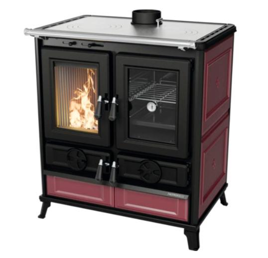 Holz-Küchenherd aus Keramik - THERMOROSSI Violetta Evo 8,2 kW