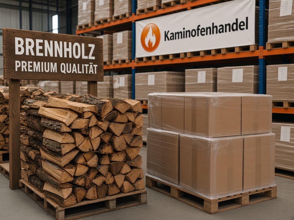 Brennholz auf Lager